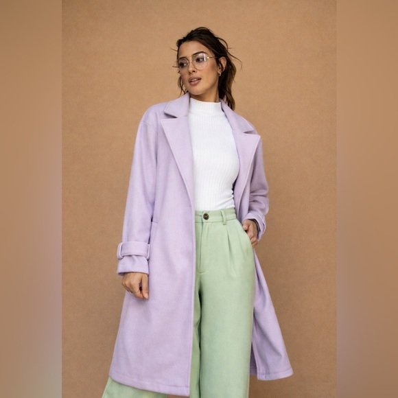 Haute Monde Jackets & Blazers - Dressed in Lala “Love of my Life” Lavender Overcoat | Size M | Haute Monde